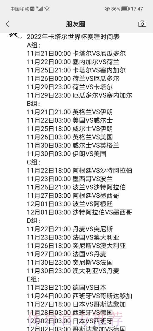 世界杯竞猜：赛事日程与预测分析全攻略